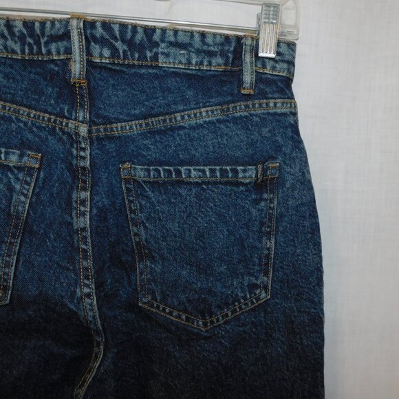 Buffalo David Bitton  27 Dark Stone Wash Distressed KRISTI Mom Jeans High Rise - Picture 13 of 13